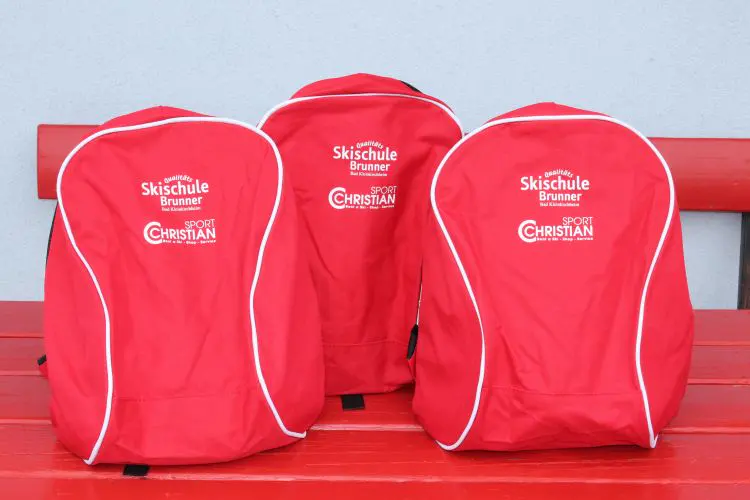 Brunner Ski School backpacks